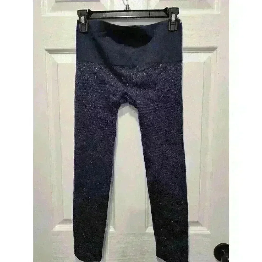 Zenergy Chico's NWT Blue Sparkle So Slimming Seamless Leggings Size 1 8/10 $84.5 - Picture 4 of 5